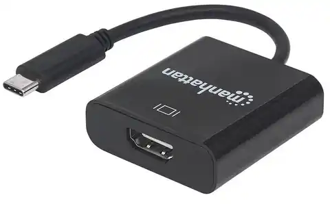 ⁨Adapter MANHATTAN USB 3.1 Typ C - HDMI 151788 USB Typ C - HDMI⁩ w sklepie Wasserman.eu