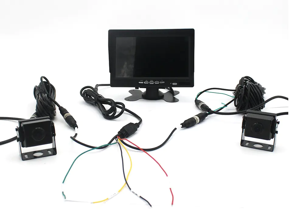 Monitor samochodowy lcd 7cali ahd z funkcją rejestratora 12v 24v w sklepie Wasserman.eu