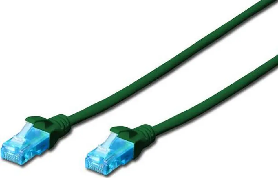 ⁨Patch cord U/UTP kat.5e PVC 2m green⁩ at Wasserman.eu