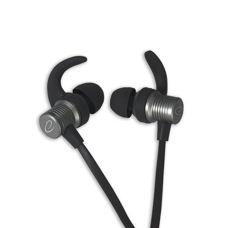 ⁨EH202K Esperanza in-ear headphones metal with microphone and reg. volume eh202 black-graphite⁩ at Wasserman.eu