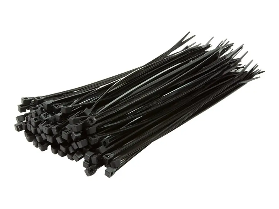 ⁨Cable ties 20cm, 100pcs. Black⁩ at Wasserman.eu