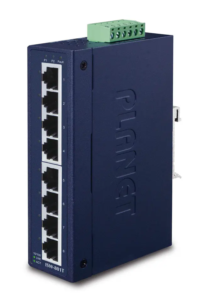 ⁨Planet IP30 Slim Type 8-P Industrial⁩ w sklepie Wasserman.eu