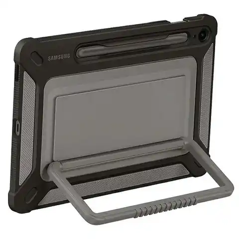 ⁨Etui Samsung EF-RX510CBEGWW Tab S9 FE czarny/black Outdoor Cover⁩ w sklepie Wasserman.eu