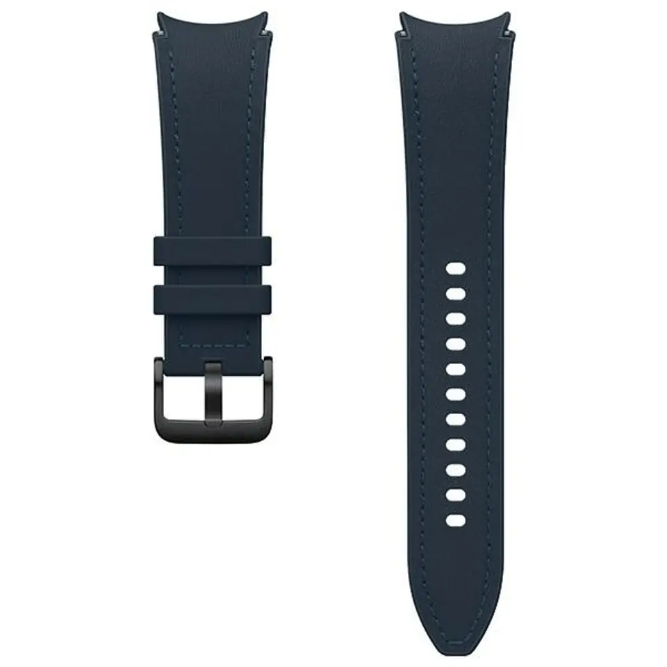 ⁨Pasek Hybrid Eco-Leather Band Samsung ET-SHR96LNEGEU do Watch6 20mm M/L indigo⁩ w sklepie Wasserman.eu