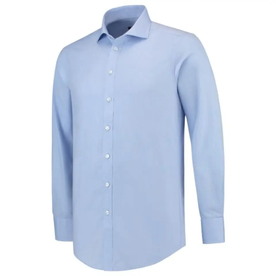 ⁨Koszula Malfini Fitted Stretch Shirt M (kolor Niebieski, rozmiar 37)⁩ w sklepie Wasserman.eu