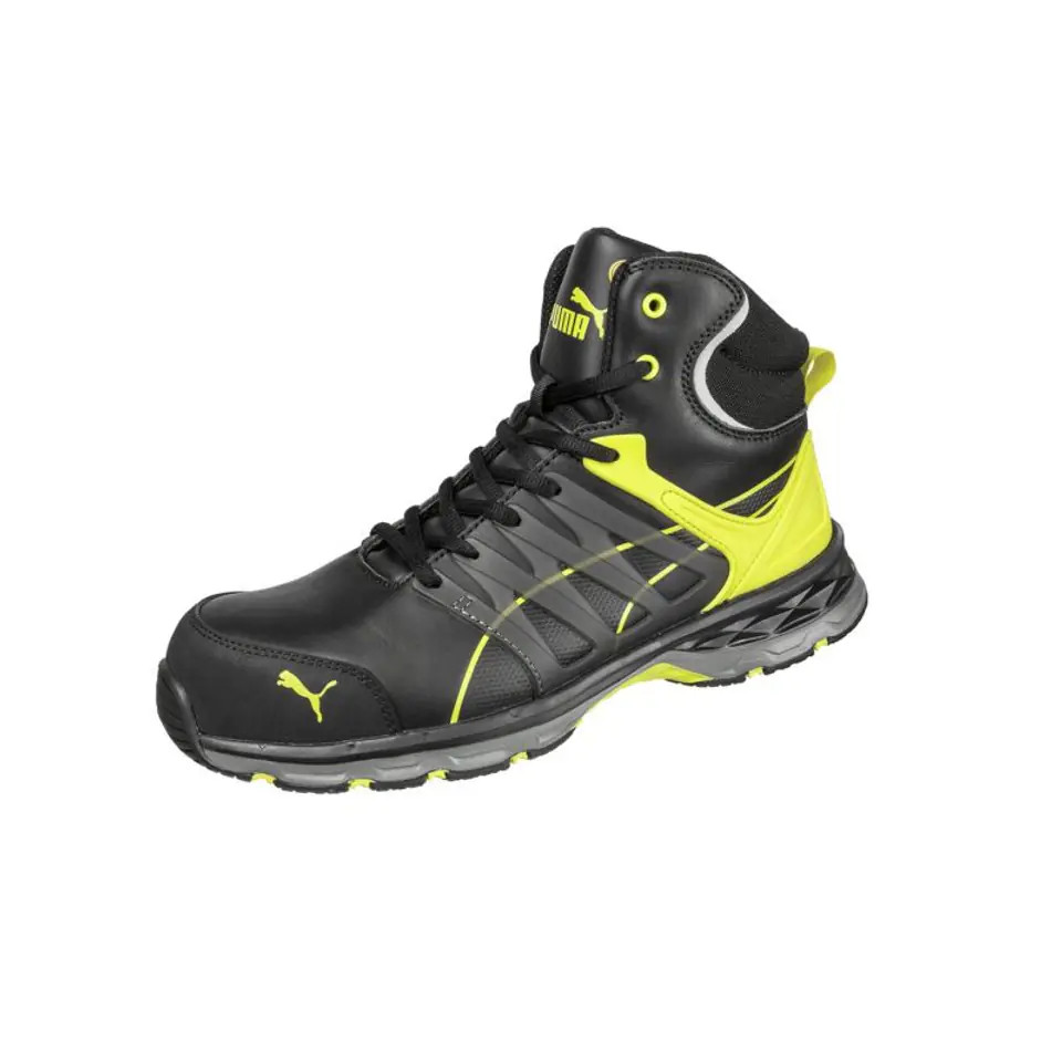 ⁨Buty Puma Velocity 2.0 Yellow Mid M (kolor Czarny, rozmiar 41)⁩ w sklepie Wasserman.eu