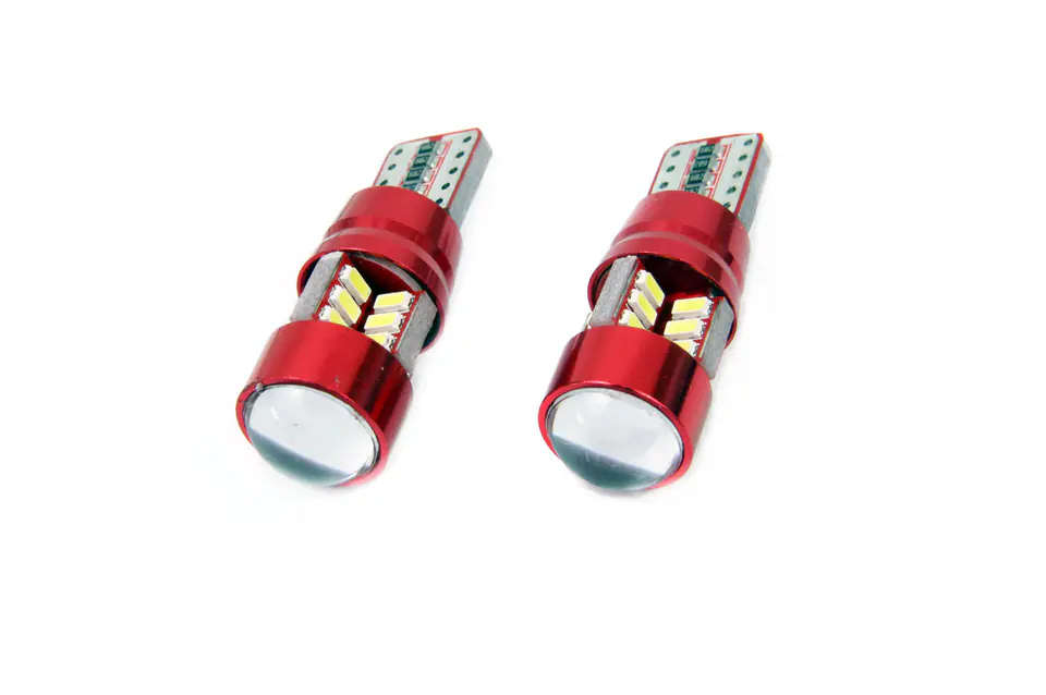 ⁨01446 Led Canbus 27SMD 3014 T10e (W5W) White 12V/24V/pair⁩ at Wasserman.eu