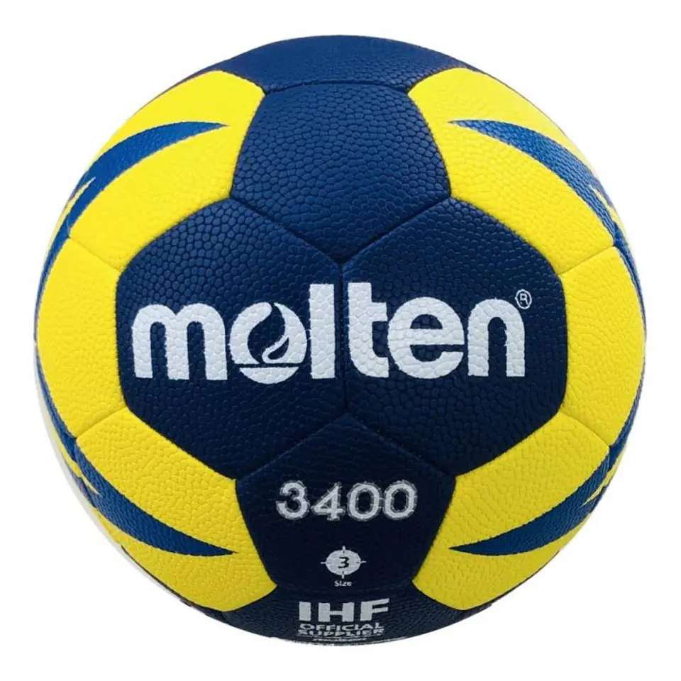 ⁨Molten H3X3400 NB Handball Navy Blue-Yellow⁩ at Wasserman.eu