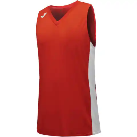 ⁨Koszulka koszykarska Joma Cancha III 101573 (kolor Biały. Czerwony, rozmiar 4XS-3XS)⁩ w sklepie Wasserman.eu