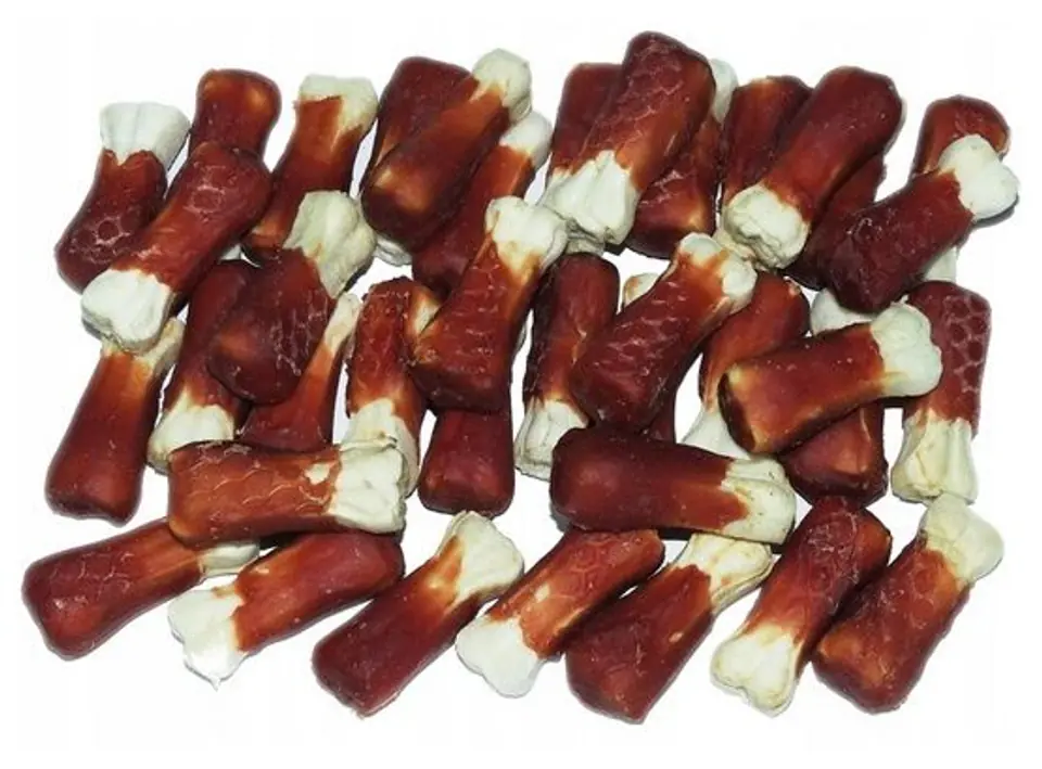 ⁨MACED Mini pressed bone with duck - dog chew - 500g⁩ at Wasserman.eu