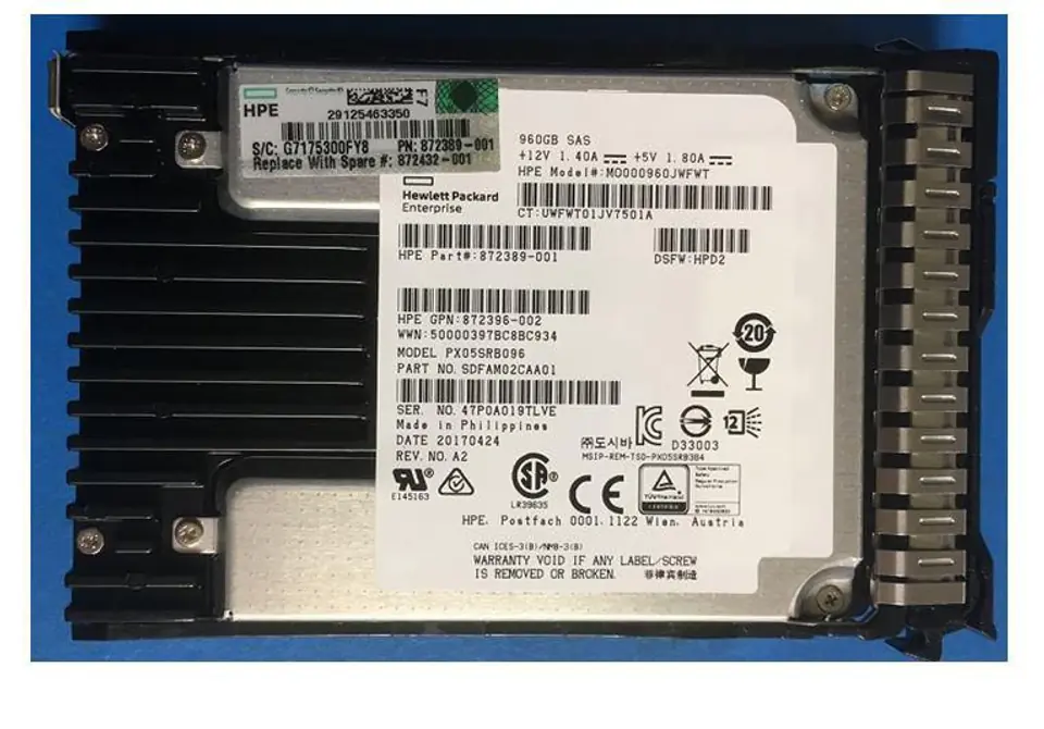 ⁨Hewlett Packard Enterprise 900GB SAS 12G SFF RI DS SC⁩ w sklepie Wasserman.eu