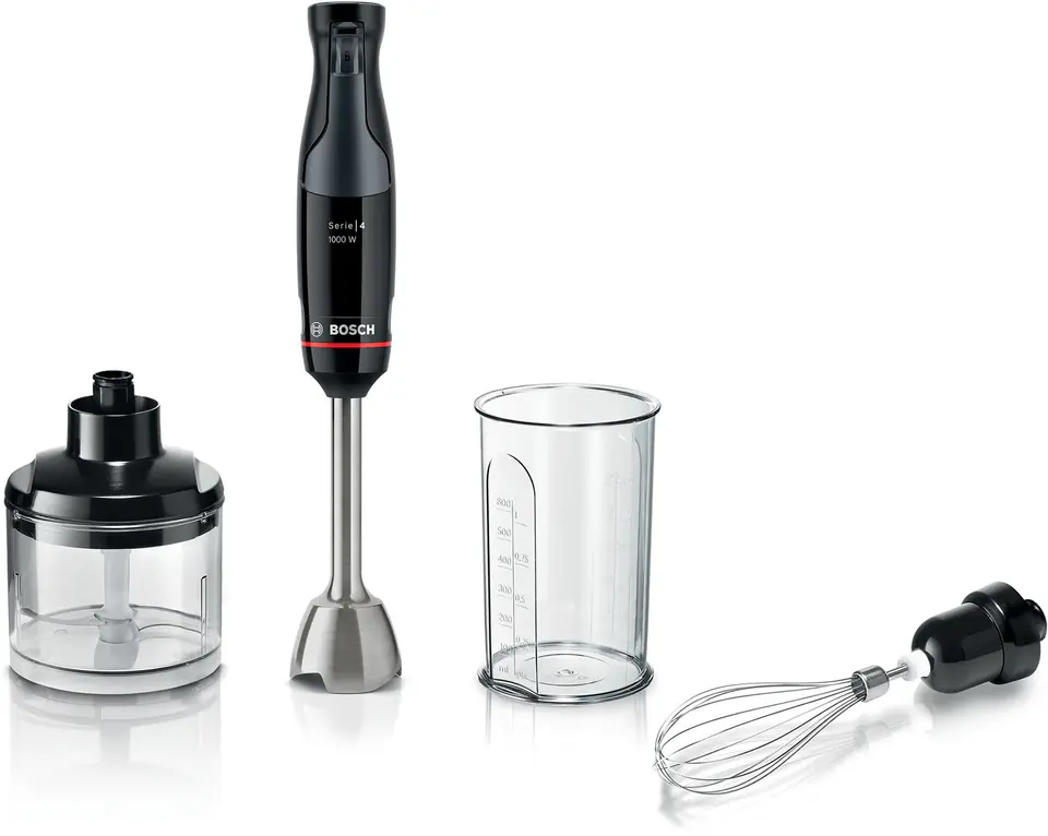 Bosch Serie 4 MSM4B621 blender 0.6 L Immersion blender 1000 W Anthracite, Transparent at Wasserman.eu
