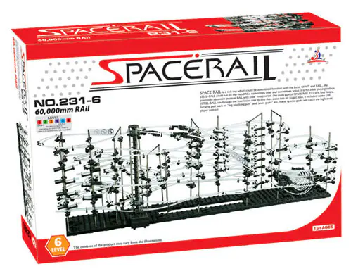 ⁨SpaceRail Ball Track - Level 6 (60 meters) Ball Rollercoaster⁩ at Wasserman.eu