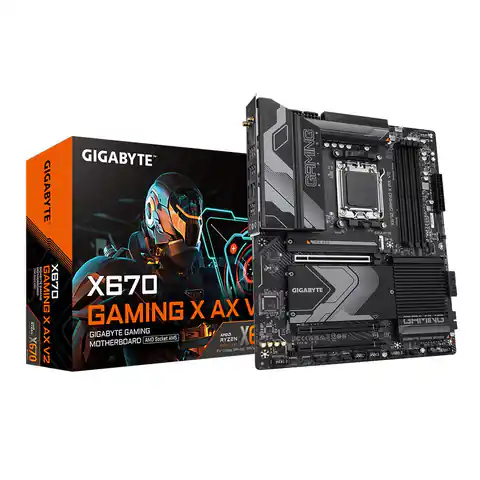 ⁨Gigabyte X670 GAMING X AX V2 (rev. 1.0) AMD X670 Socket AM5 ATX⁩ at Wasserman.eu