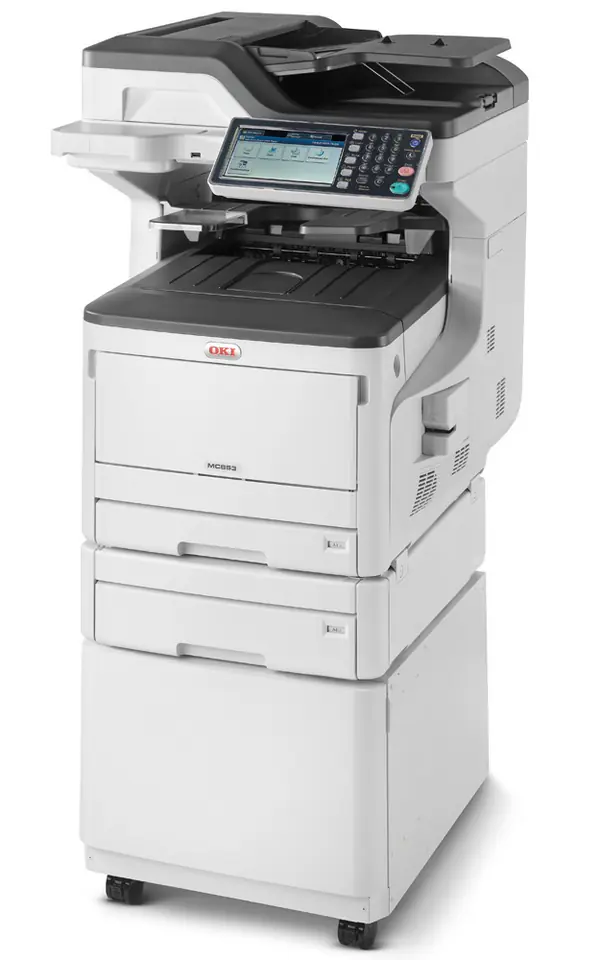 ⁨OKI MC853dnct Laser Multifunction Printer 45850601⁩ at Wasserman.eu