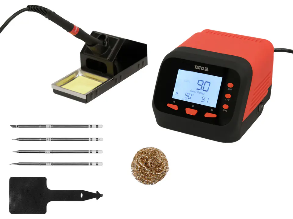 STACJA LUTOWNICZA CYFROWA 75W TYP GROT, WYŚWIETLACZ LCD w sklepie Wasserman.eu