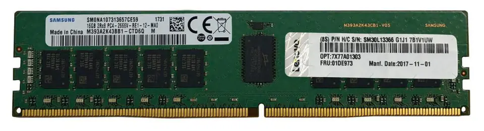 ⁨ThinkSystem 16GB TruDDR4 3200 MHz (2Rx8 1.2V) RDIMM⁩ at Wasserman.eu