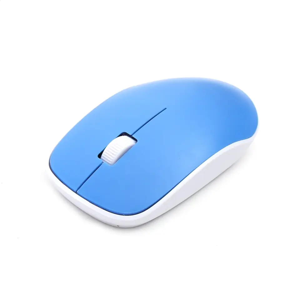 ⁨MOUSE OMEGA WIRELESS 2,4 GHz 1200dpi BLUE [42862]⁩ at Wasserman.eu