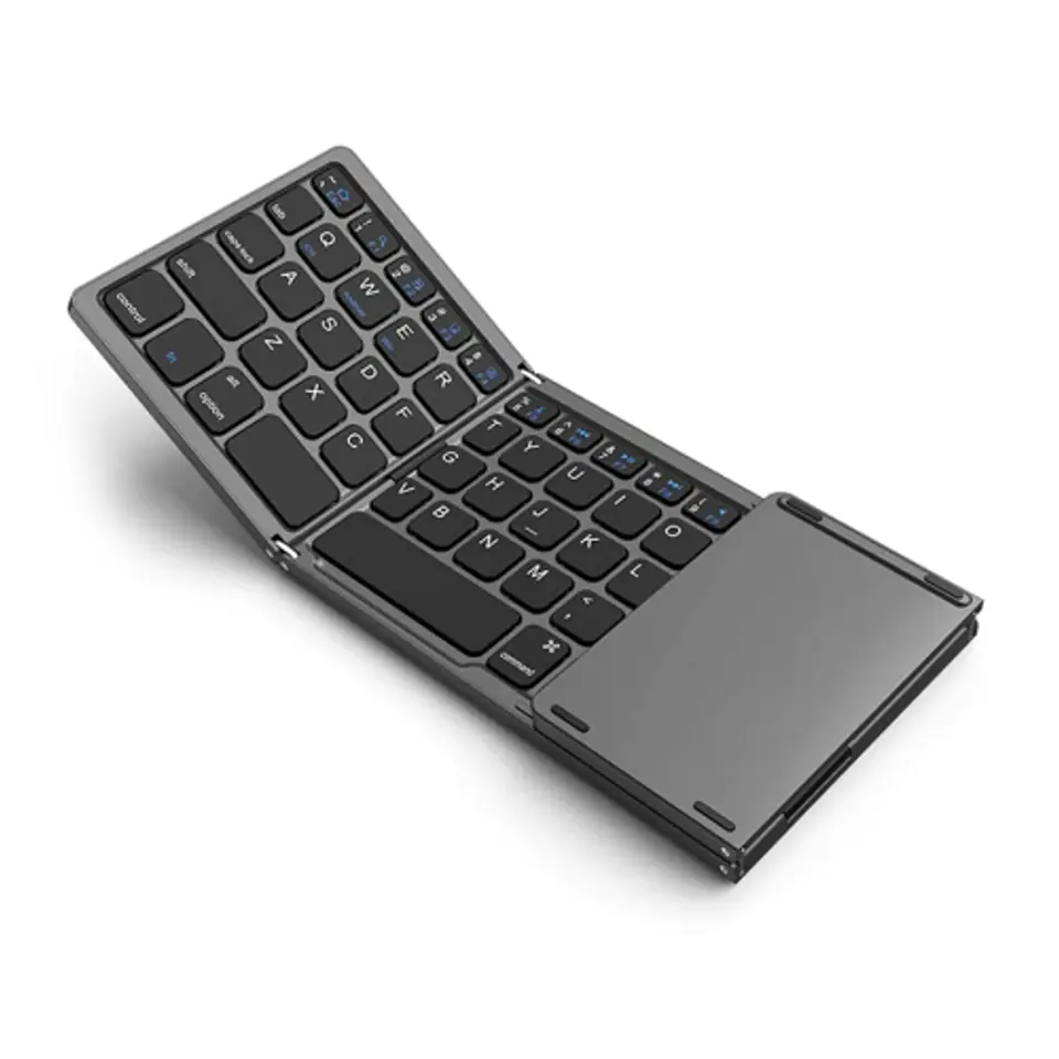 Składana Bezprzewodowa Klawiatura Bluetooth 15m Touchpad w sklepie Wasserman.eu