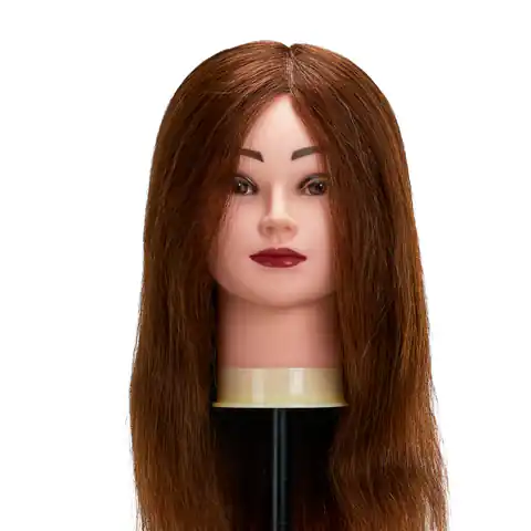 ⁨Główka treningowa fryzjerska Gabbiano WZ1 naturalne włosy, kolor 4H, długość 20"⁩ w sklepie Wasserman.eu