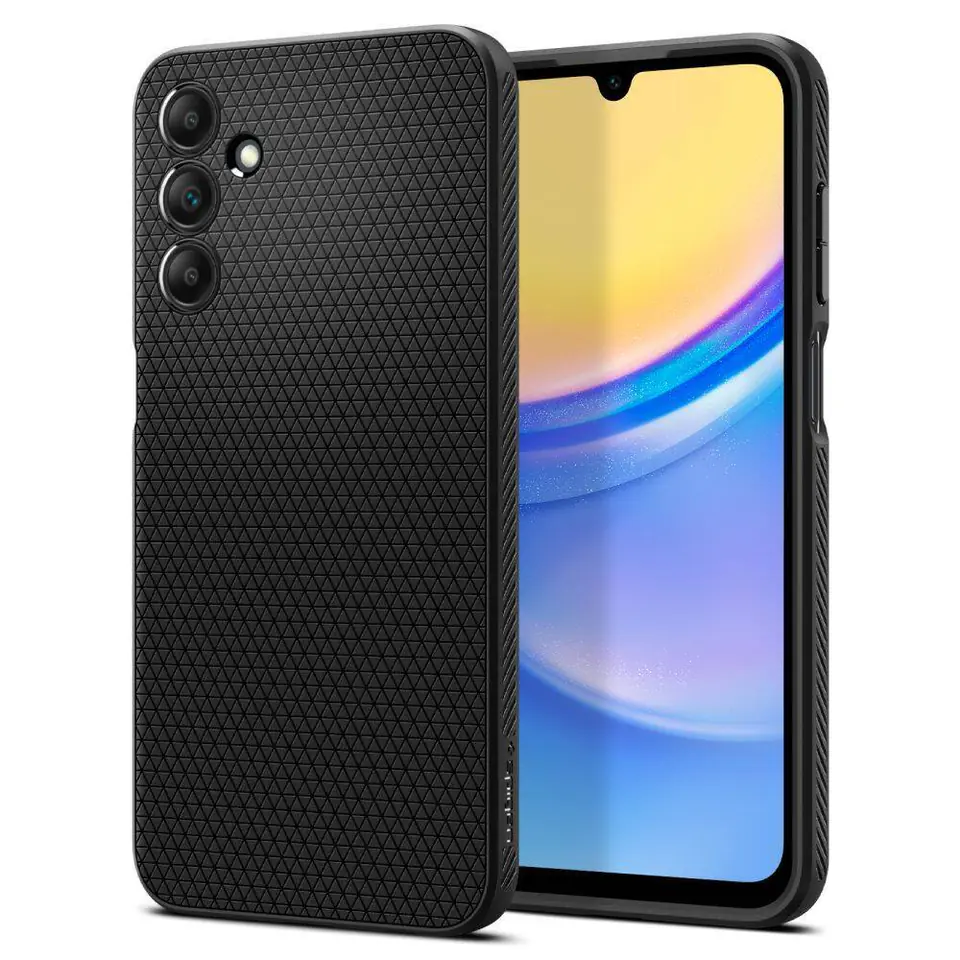 ⁨Etui GALAXY A15 4G / 5G Spigen Liquid Air Matte czarne⁩ w sklepie Wasserman.eu