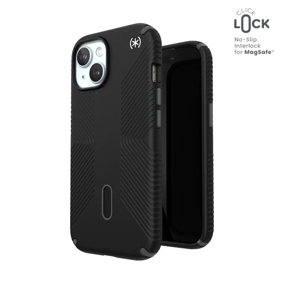 ⁨Speck Presidio2 Grip ClickLock & MagSafe - Etui iPhone 16e / iPhone 15 / iPhone 14 / iPhone 13 (Black)⁩ w sklepie Wasserman.eu