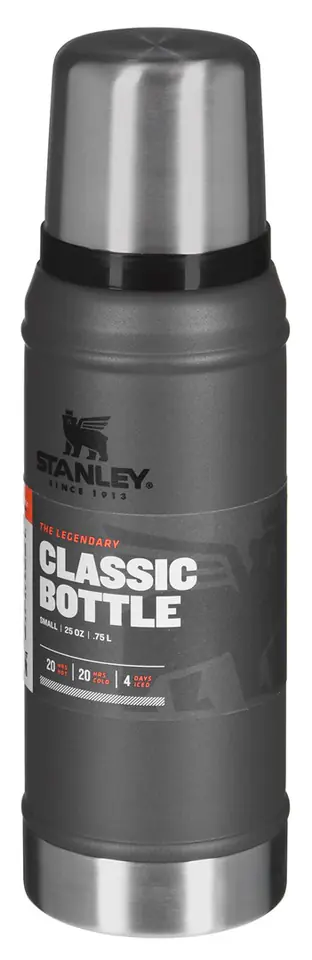 ⁨Stanley Thermos Legendary Classic  Charcoal 0,75 l⁩ at Wasserman.eu