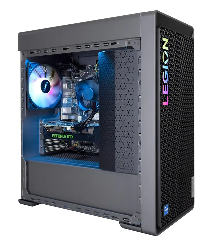 ⁨Lenovo Legion T5 26IRB8 Intel® Core™ i5 i5-14400F 32 GB DDR5-SDRAM 1 TB SSD NVIDIA GeForce RTX 4060 Windows 11 Home Tower PC Grey⁩ at Wasserman.eu