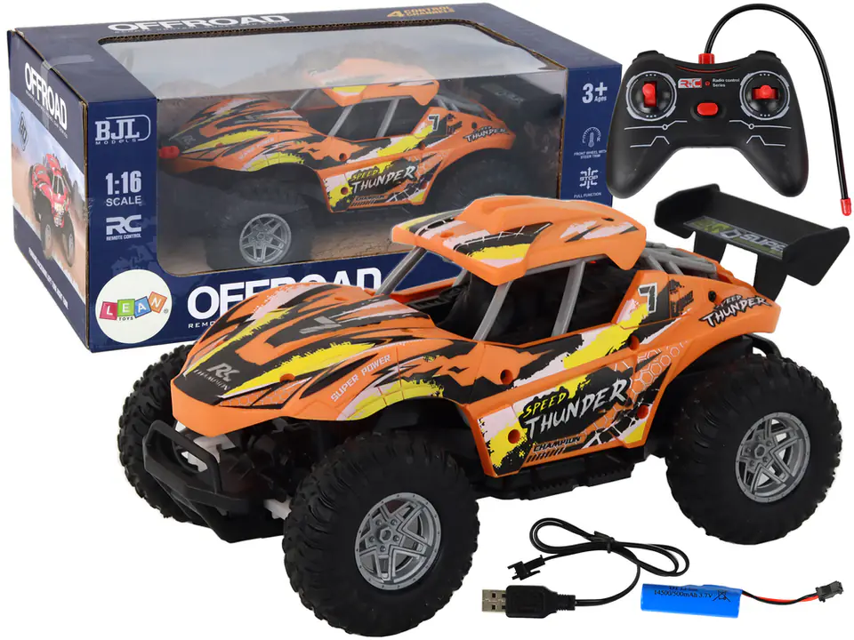 ⁨Auto 1:16 Zdalnie Sterowane Off-Road Samochód Terenowy RC⁩ w sklepie Wasserman.eu