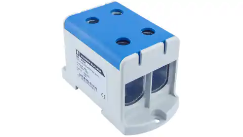 ⁨Złączka szynowa jednopolowa ZGX 2x150 mm2 niebieska (Al-Cu) ENE-00364⁩ w sklepie Wasserman.eu