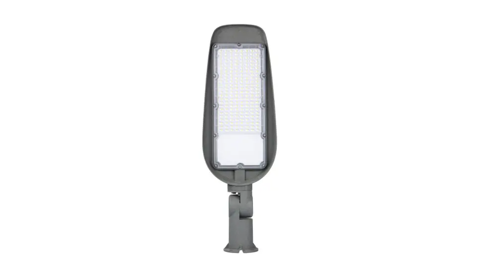 ⁨Lampa uliczna LED 150W 16500lm barwa neutralna 90/130 stopni szara 4000K EC79908⁩ w sklepie Wasserman.eu