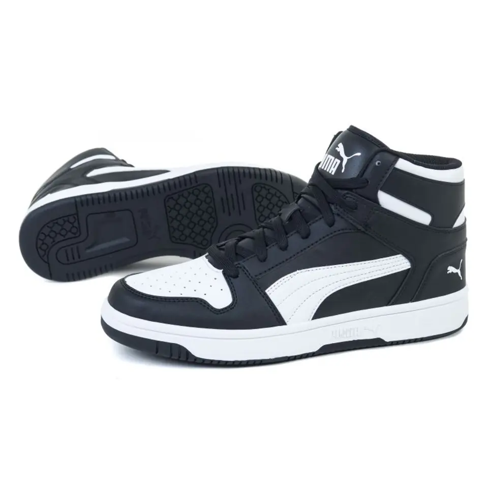 ⁨Buty Puma Rebound LayUp SL M 369573 (kolor Biały. Czarny, rozmiar 44.5)⁩ w sklepie Wasserman.eu