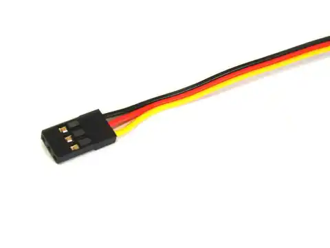 ⁨Servo cable with JR plug 45cm 0,13mm2 26AWG - flat - MSP⁩ at Wasserman.eu