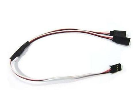 ⁨Y - kabel rozgałęziacz 90 cm (FUTABA) - 0,13mm2 26AWG - płaski - MSP⁩ w sklepie Wasserman.eu