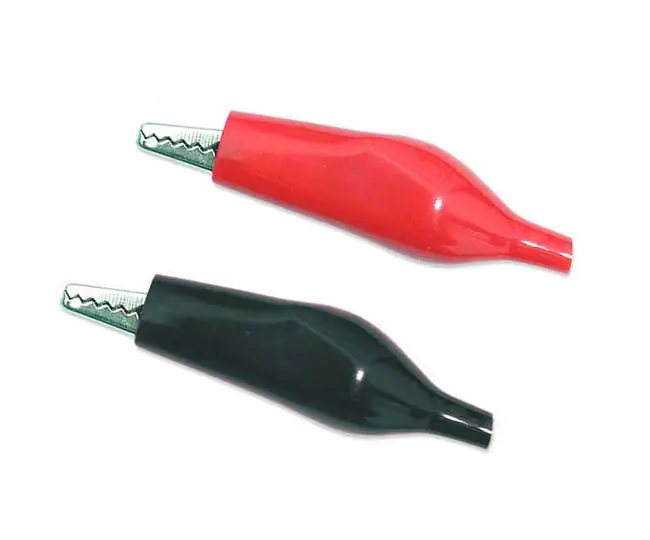 ⁨Crocodile clips in silicone (pair)⁩ at Wasserman.eu