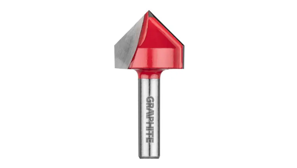 ⁨Frez do rowków typu V HM 25,4x25,4mm trzpień 8mm 56H210⁩ w sklepie Wasserman.eu