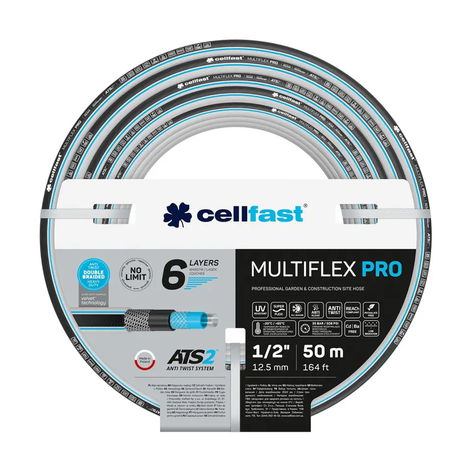 ⁨CELLFAST WĄŻ MULTIFLEX PRO ATS2 1/2" 50M⁩ w sklepie Wasserman.eu