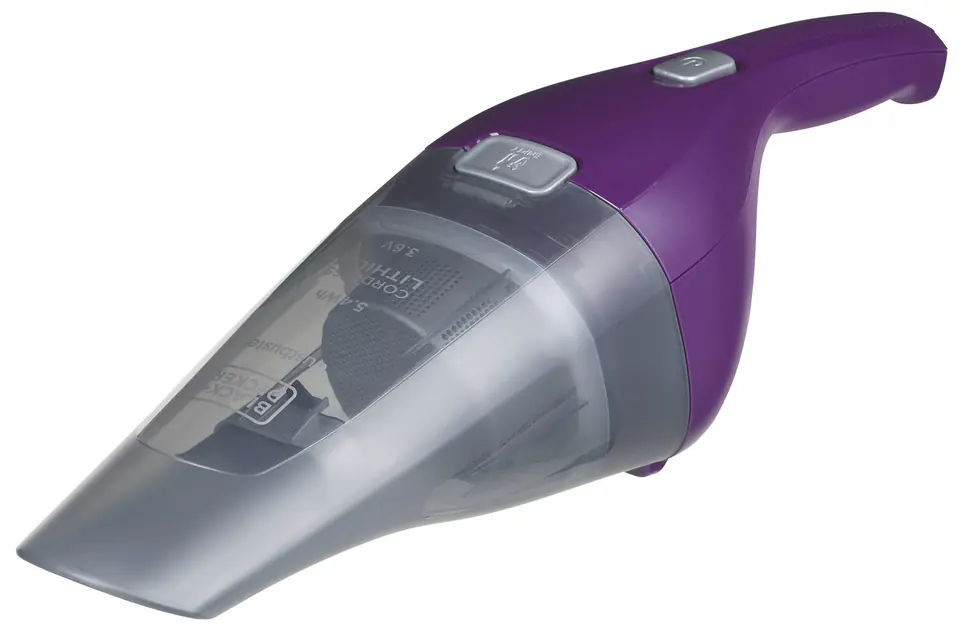 Black & Decker NVC115W handheld vacuum Grey, Purple Bagless at Wasserman.eu