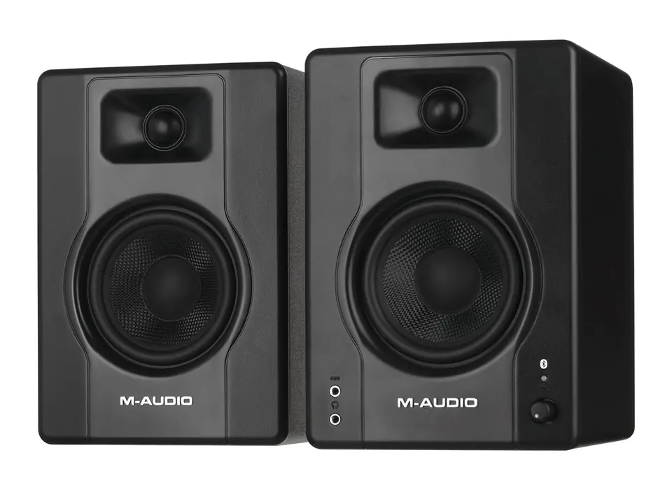 ⁨M-AUDIO BX4 BT 2x loudspeaker Black Wired + Bluetooth 50 W⁩ at Wasserman.eu