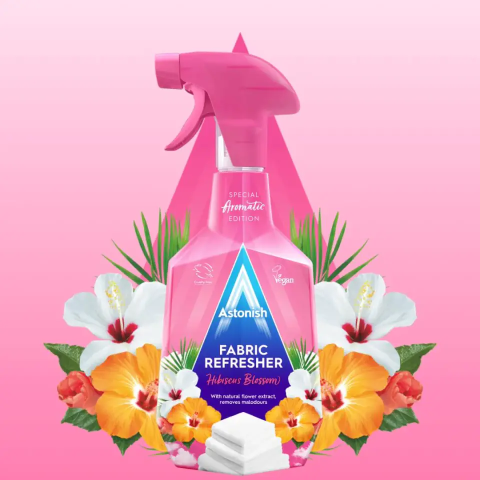 ⁨Astonish Fabric Refresher Odświeżacz do Tkanin Hibiscus Blossom 750 ml⁩ w sklepie Wasserman.eu