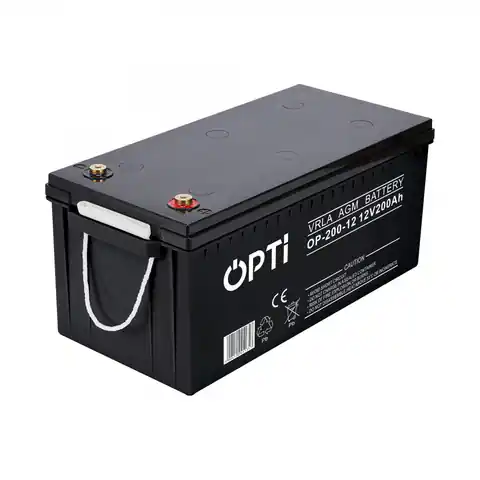 ⁨Akumulator AGM OPTI 12V 200 Ah⁩ w sklepie Wasserman.eu