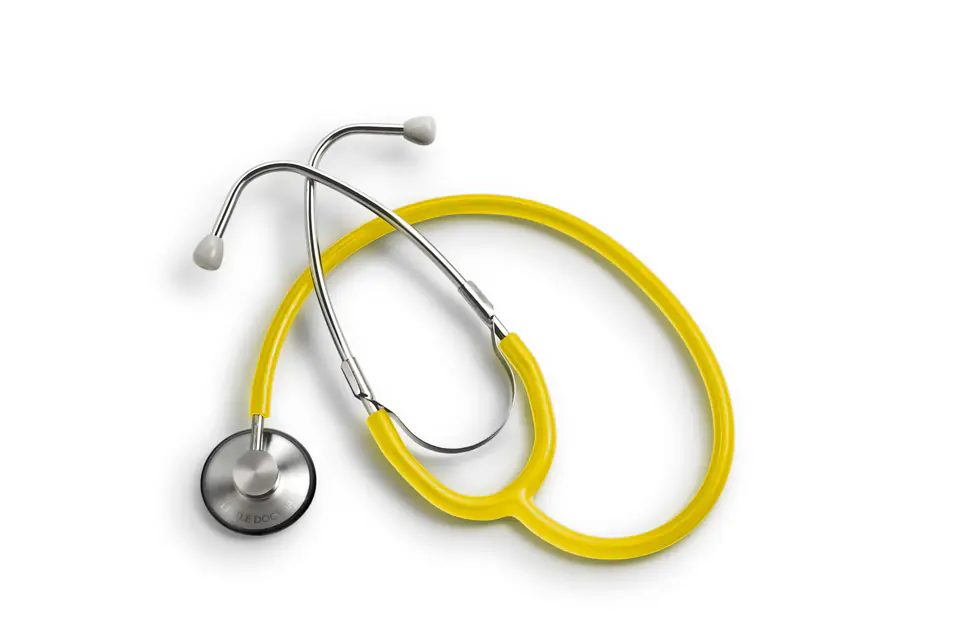 ⁨LD Prof-Plus Stetoskop żółty /jednogłowicowy/⁩ w sklepie Wasserman.eu