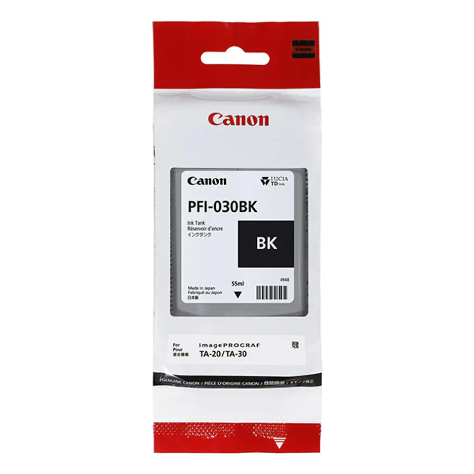 ⁨Canon oryginalny ink / tusz PFI-030 BK, 3489C001, black, 55ml⁩ w sklepie Wasserman.eu