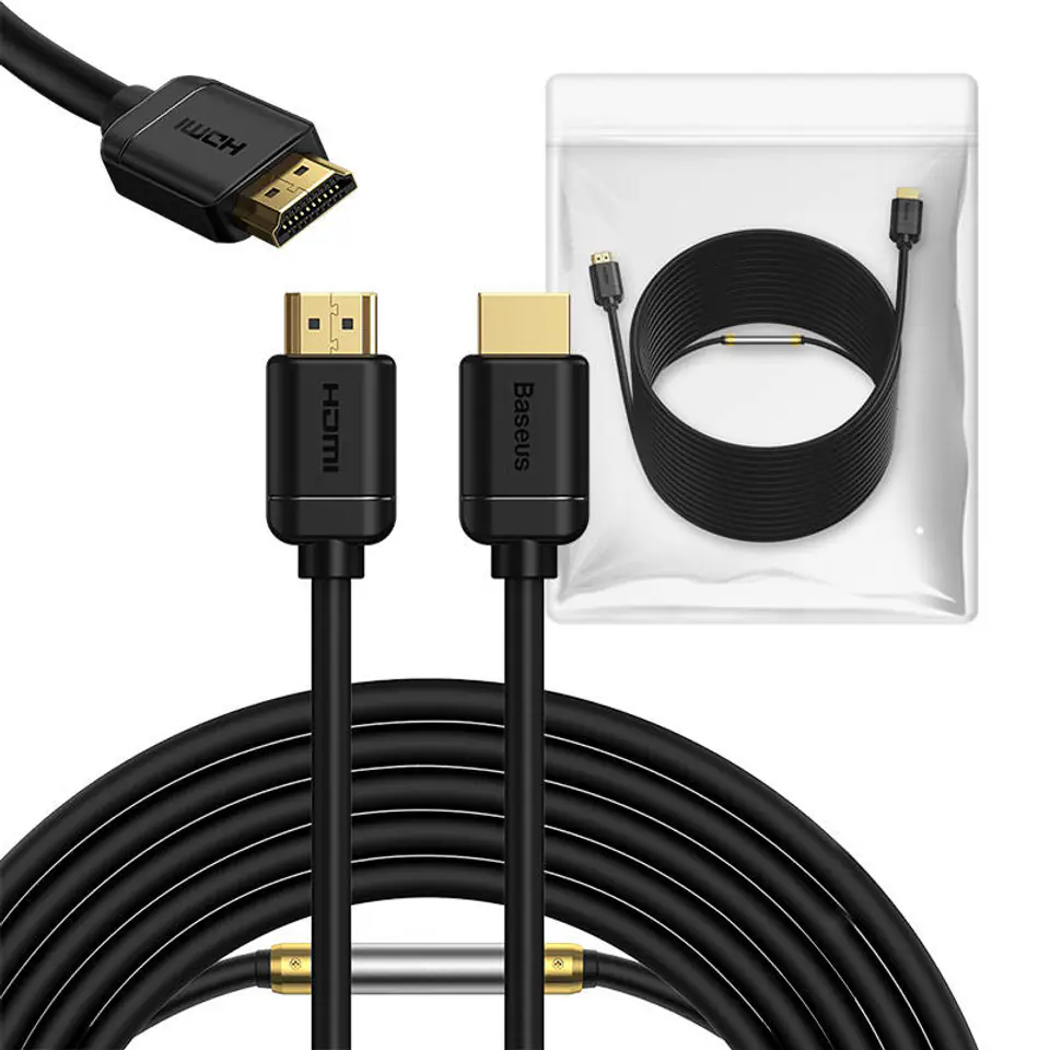 ⁨Kabel HDMI Baseus 4K@60Hz, 20m (czarny)⁩ w sklepie Wasserman.eu