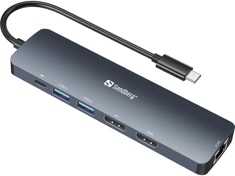 Sandberg USB-C 8K Display Dock w sklepie Wasserman.eu