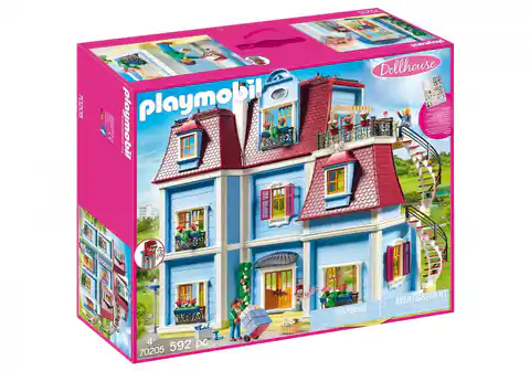 ⁨Zestaw z figurkami Dollhouse 70205 Duży domek dla lalek⁩ w sklepie Wasserman.eu