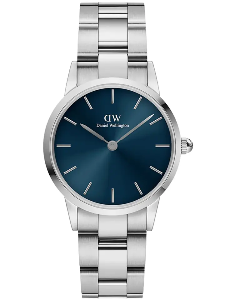 ⁨ZEGAREK DAMSKI DANIEL WELLINGTON DW00100457 Iconic Link Arctic 28mm Blue⁩ w sklepie Wasserman.eu