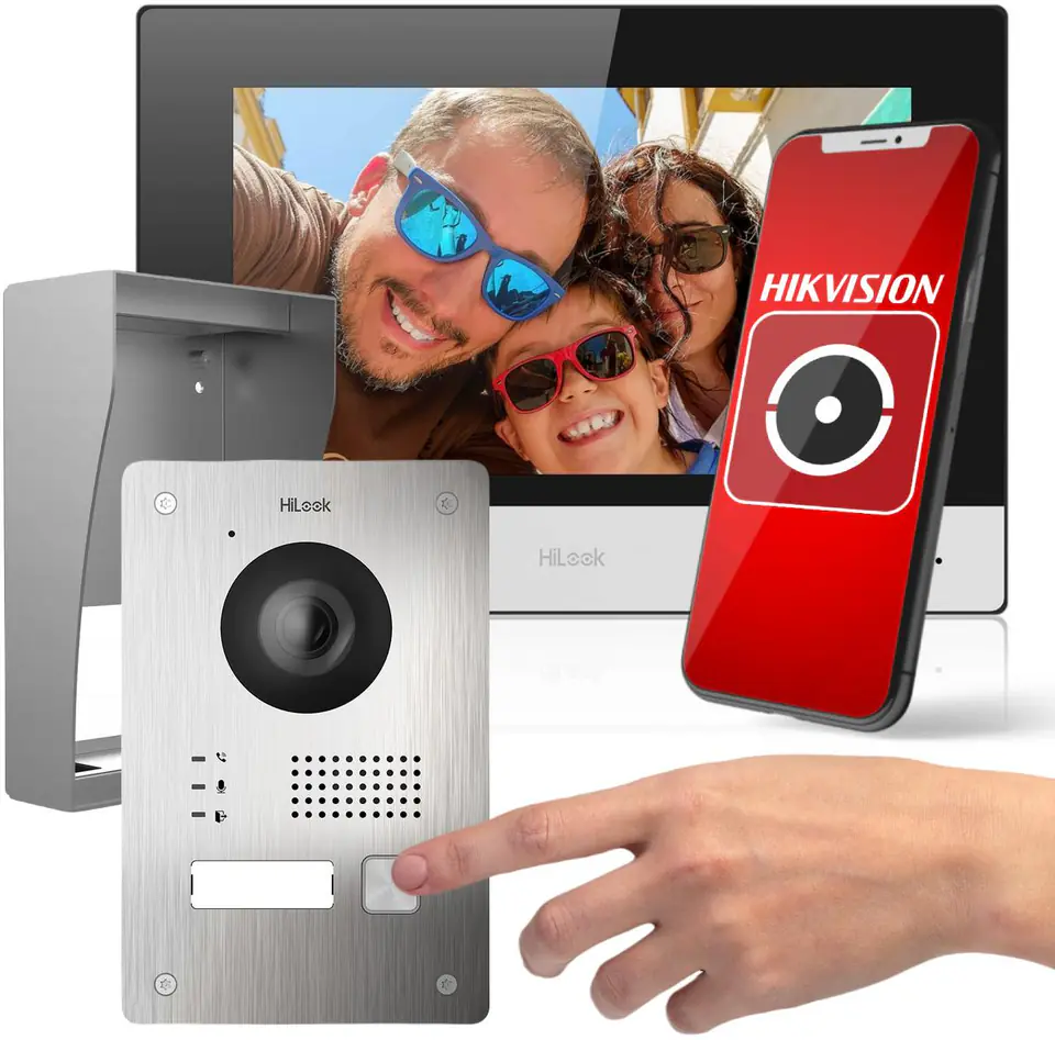 ⁨Zestaw wideodomofonowy Hilook by Hikvision HD-VIS-02⁩ w sklepie Wasserman.eu