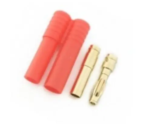 ⁨PLUGS GOLD - 4mm - Connector set with casing - 1 pc.⁩ at Wasserman.eu