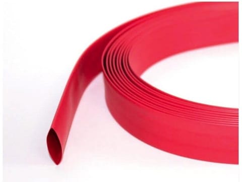 ⁨Tube Heat Shrink Sleeve 10mm Red 1m 2:1⁩ at Wasserman.eu